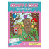 Livro de colorir "Comfy & Cozy Meu Livrão de Colorir" com ursos, pássaros e abelhas em cenário florestal. — Plenitude