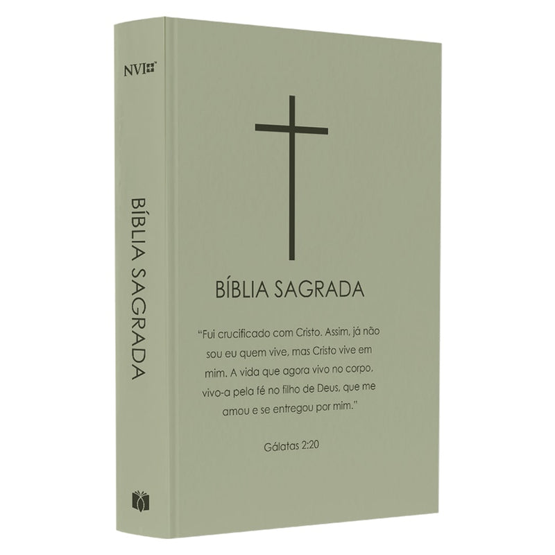 Bíblia Sagrada Cruz | NVI | Letra Normal | Capa Dura Verde