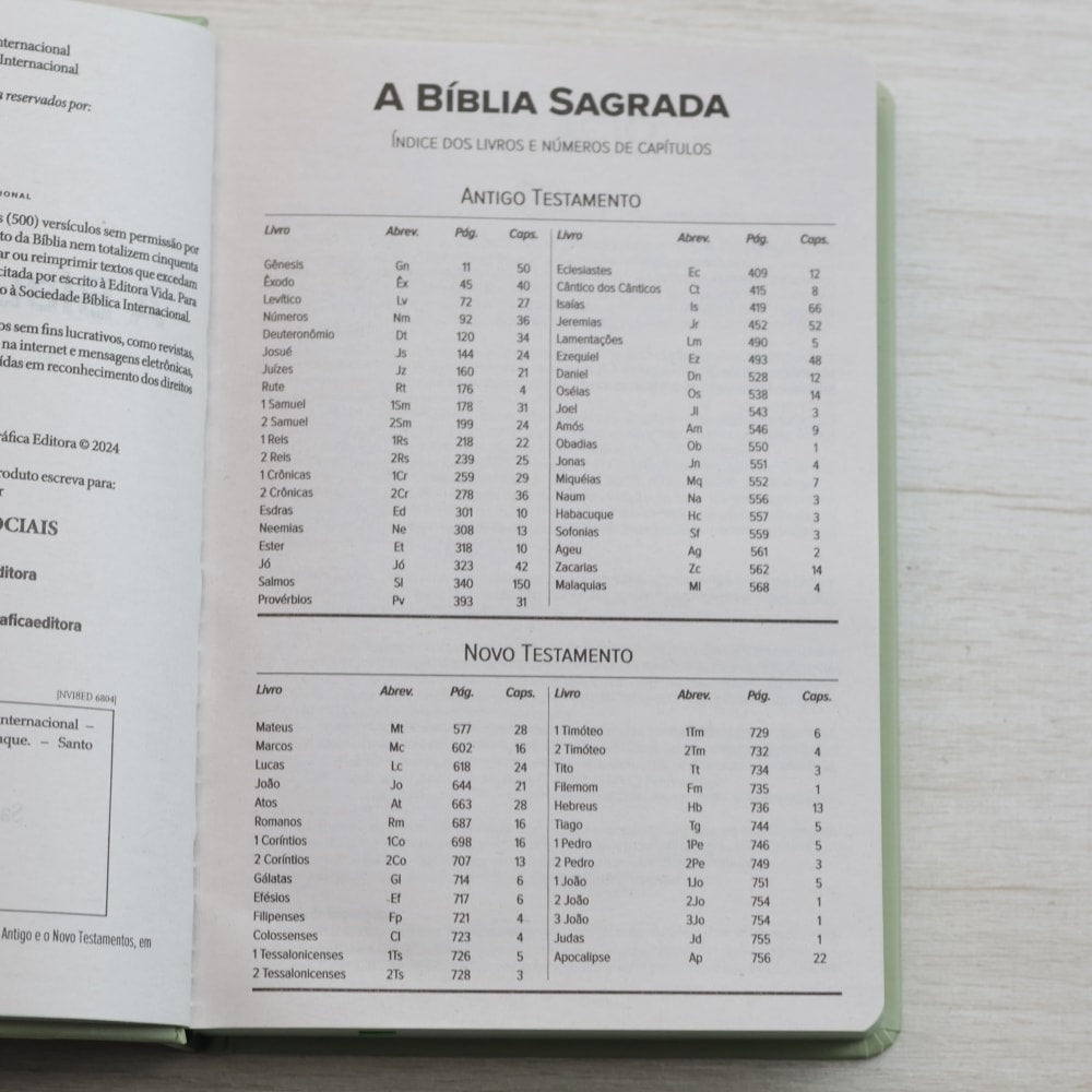 Bíblia Sagrada Cruz | NVI | Letra Normal | Capa Dura Verde