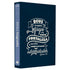 Bíblia Sagrada NVI, capa brochura azul com lettering "Deus é nosso refúgio e fortaleza" (Salmos 46:1). — Plenitude
