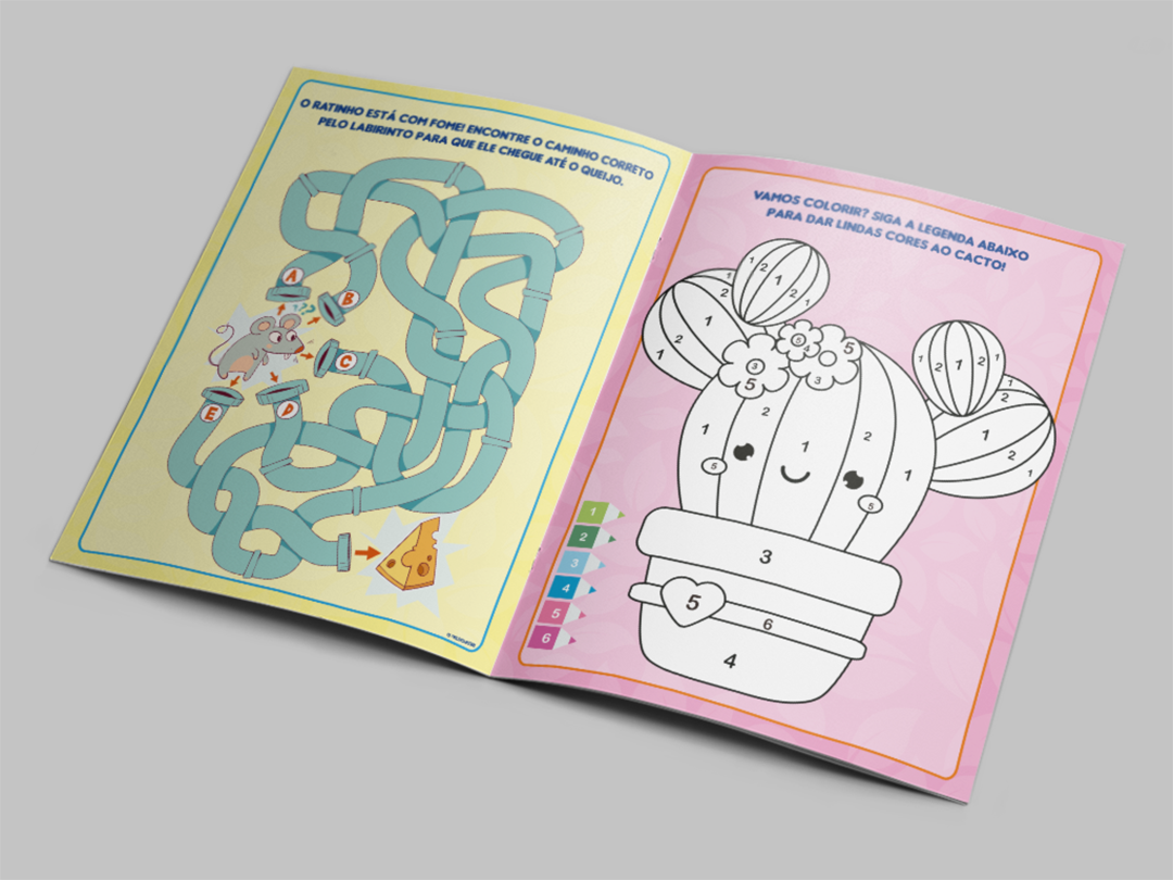 101 Adesivos Atividades e Desenhos para Colorir Coisas Fofas