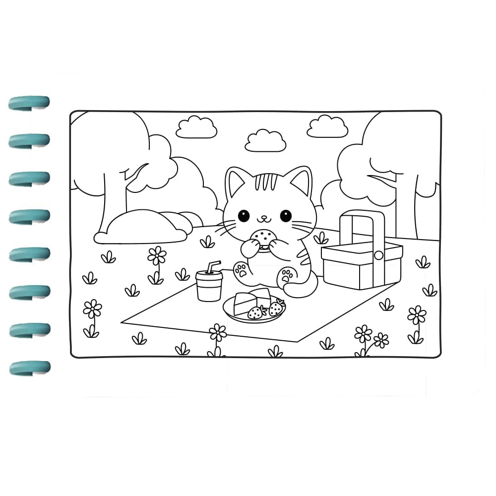 Cute e Comfy Especial Capivaras e Outros Animaisl | Livro de Colorir com Disco | Edição 04