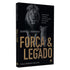 Capa do livro Força e Legado, de Darrel Marinho, com um leão e um filhote em fundo preto. — Plenitude