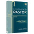 Livro O Ministério de Um Pastor, capa dura azul-marinho com detalhes dourados. — Plenitude