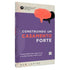 Livro "Construindo Um Casamento Forte" de Bob Lepine, capa roxa com balões de fala. — Plenitude