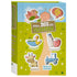 Box com 6 livros Meu Box da Fazenda, da Todolivro, capa verde e azul com ilustrações de elementos da fazenda. — Plenitude