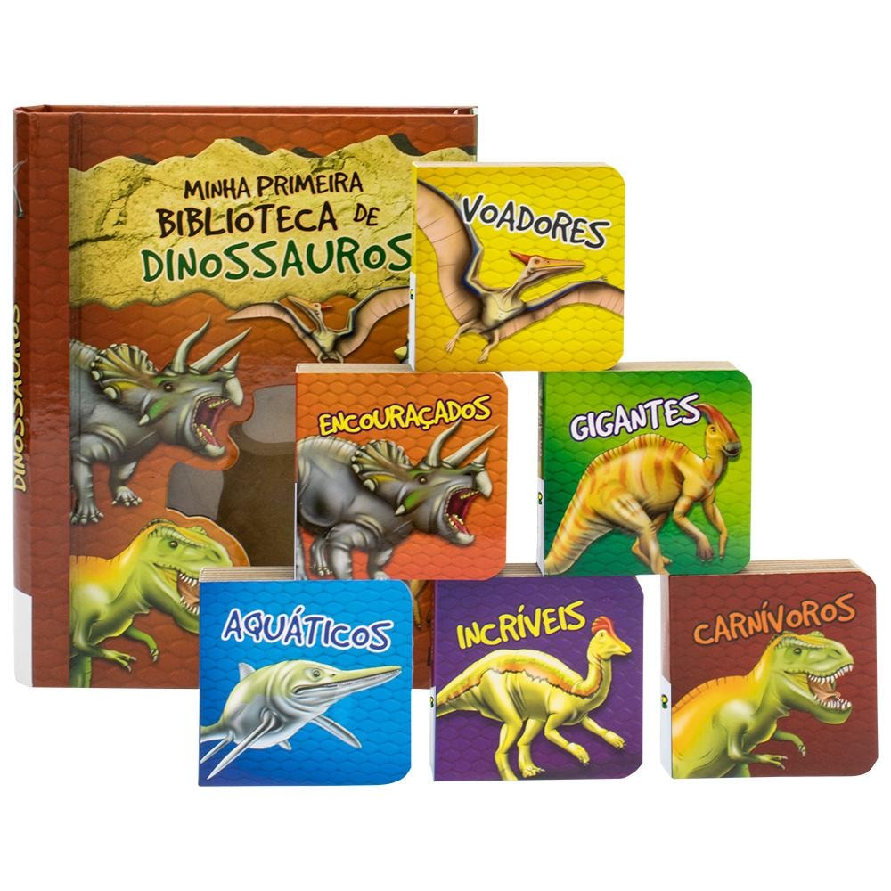 Minha Primeira Biblioteca de Dinossauros (box com 6 Und) | Todolivro