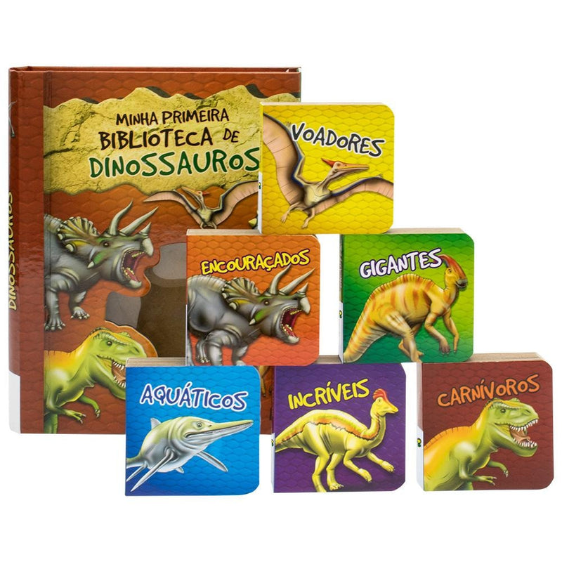 Minha Primeira Biblioteca de Dinossauros (box com 6 Und) | Todolivro