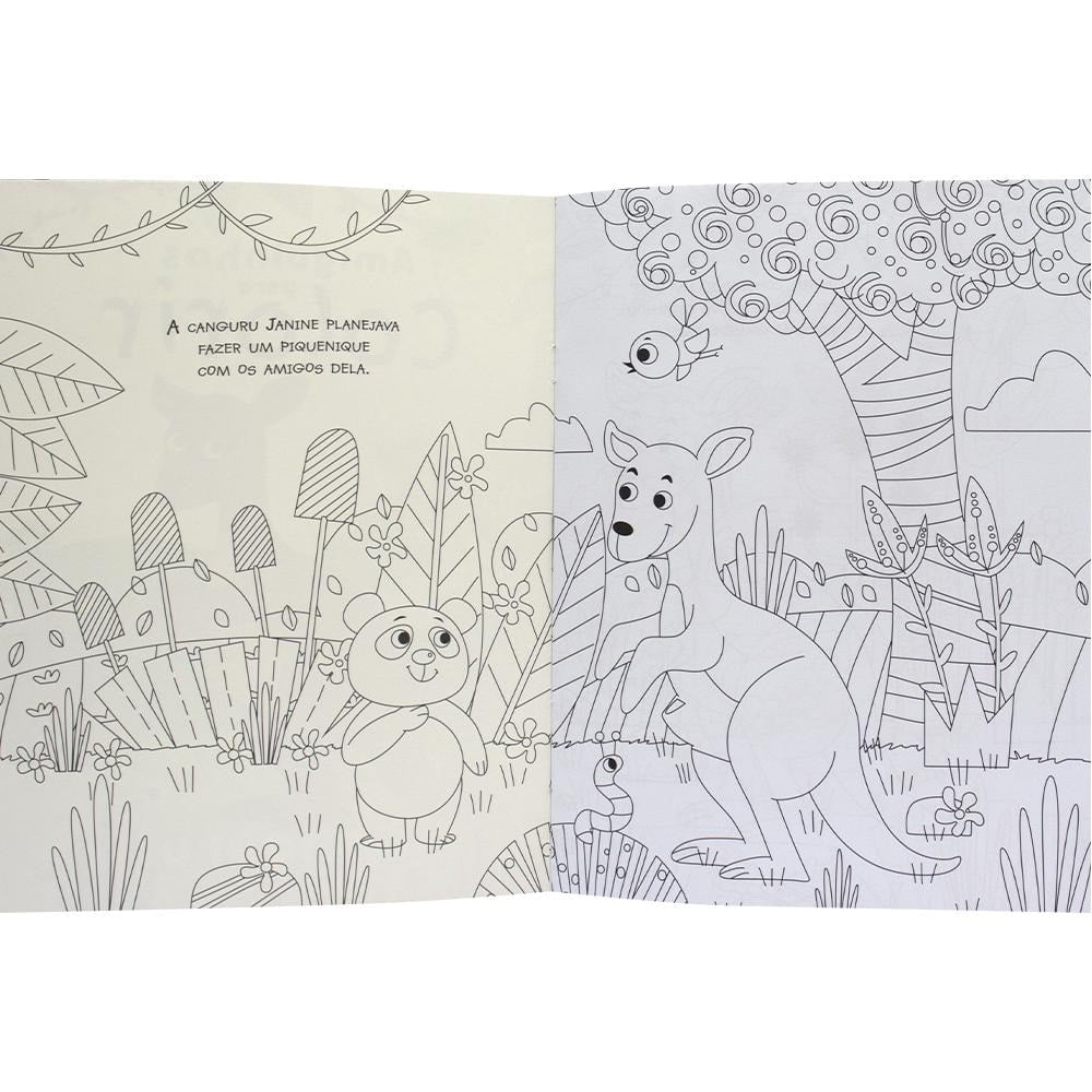 Amiguinhos para Colorir: Canguru | Todolivro