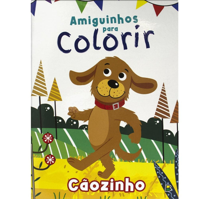 Amiguinhos para Colorir: Cãozinho | Todolivro