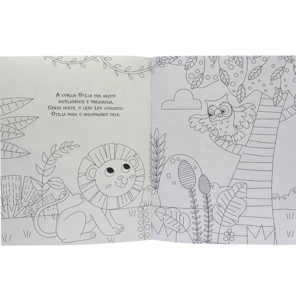 Amiguinhos para Colorir: Coruja | Todolivro