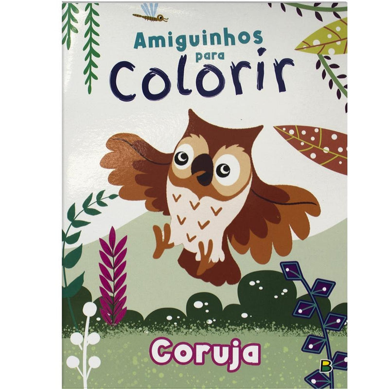 Amiguinhos para Colorir: Coruja | Todolivro