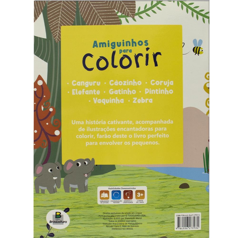 Amiguinhos para Colorir: Elefante | Todolivro