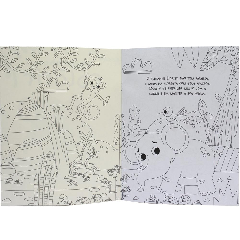 Amiguinhos para Colorir: Elefante | Todolivro