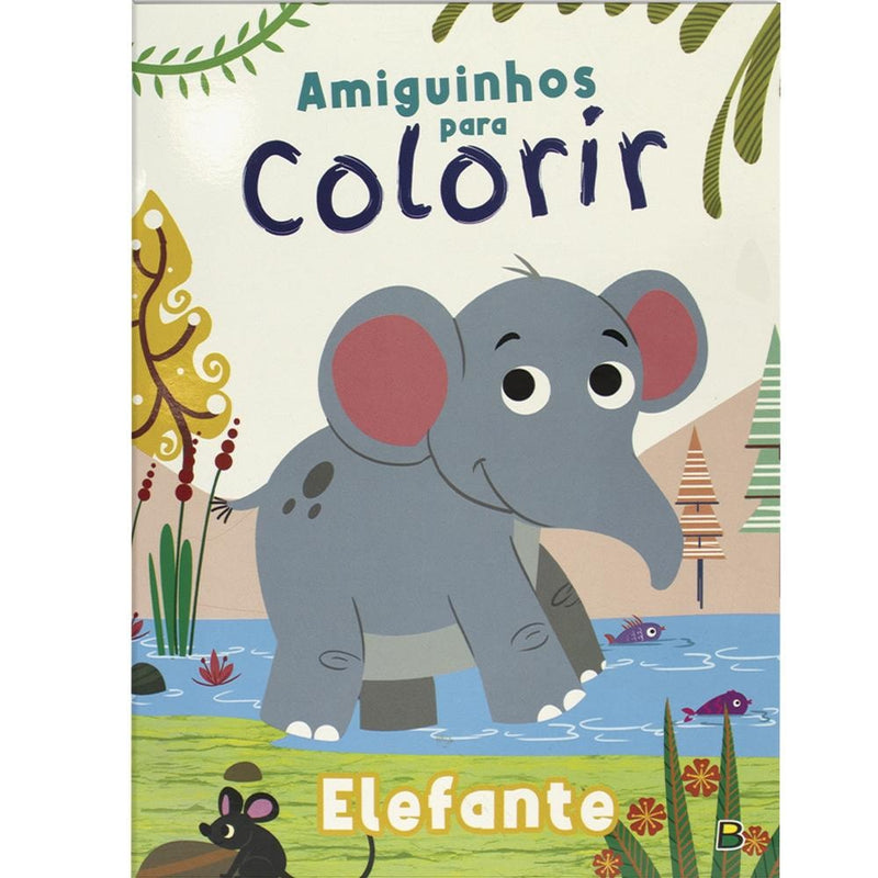 Amiguinhos para Colorir: Elefante | Todolivro