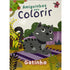 Livro Amiguinhos para Colorir: Gatinho da Todolivro, capa verde com ilustração de gatinho. — Plenitude
