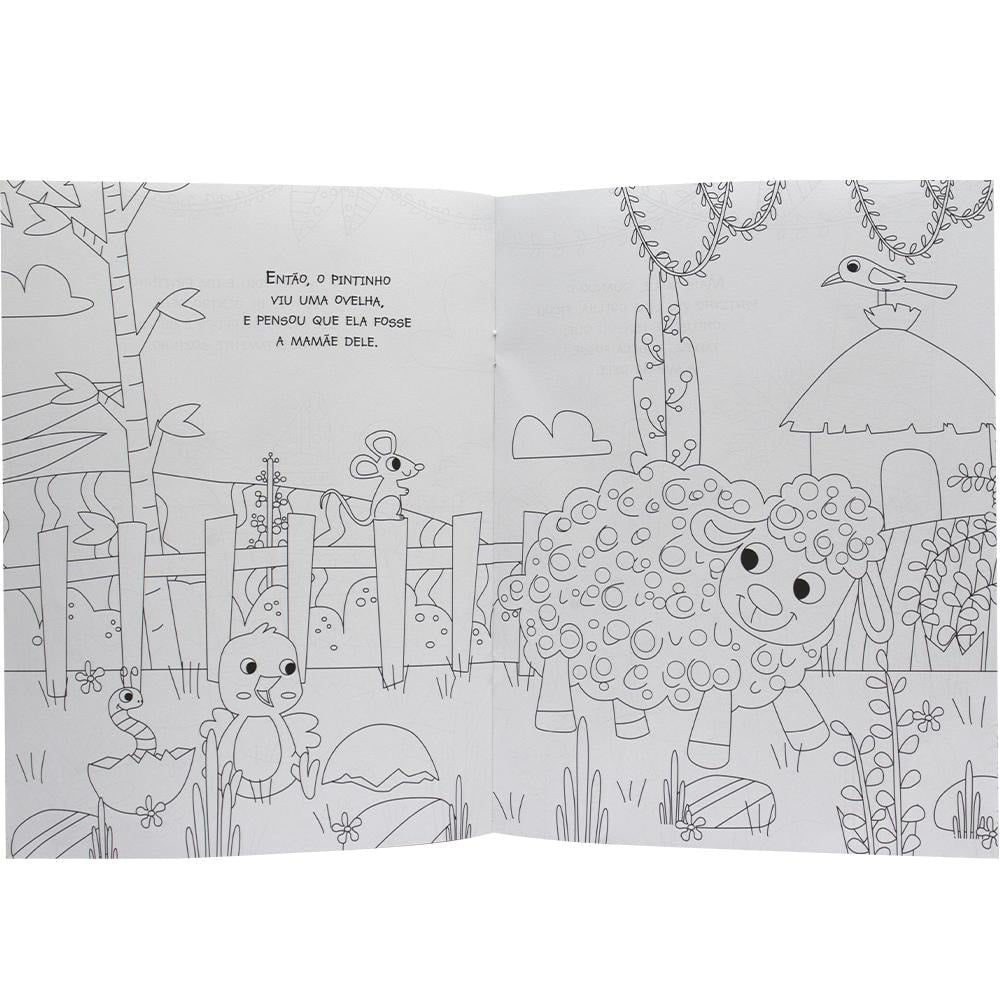 Amiguinhos para Colorir: Pintinho | Todolivro