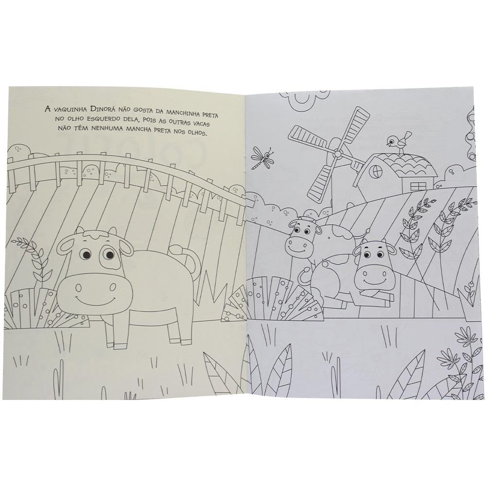 Amiguinhos para Colorir: Vaquinha | Todolivro