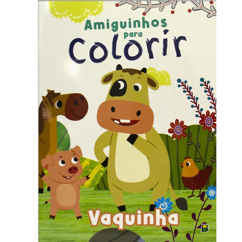 Amiguinhos para Colorir: Vaquinha | Todolivro