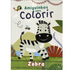 Livro de colorir Amiguinhos para Colorir: Zebra, Todolivro. Capa com zebra sorridente em paisagem verde. — Plenitude