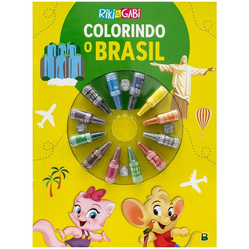 Cores em Ação II: Brasil (riki & Gabi) | Todolivro