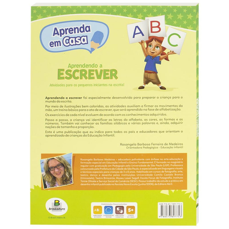 Aprenda em Casa Aprendendo a Escrever | Fernanda S. Finzetto, Virginia M. & Andrade