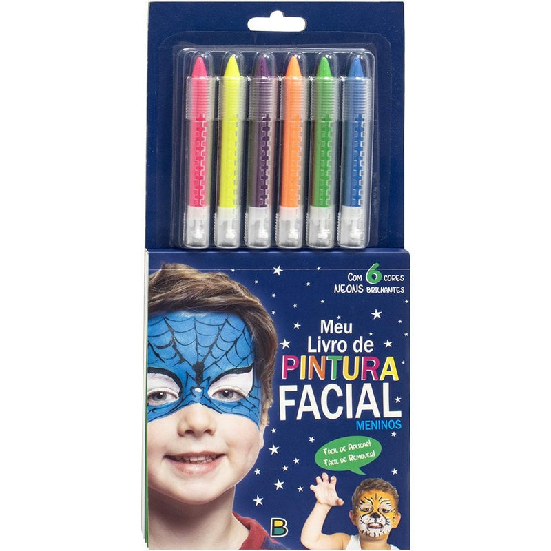 Meu Livro de Pintura Facial: Meninos | Todolivro