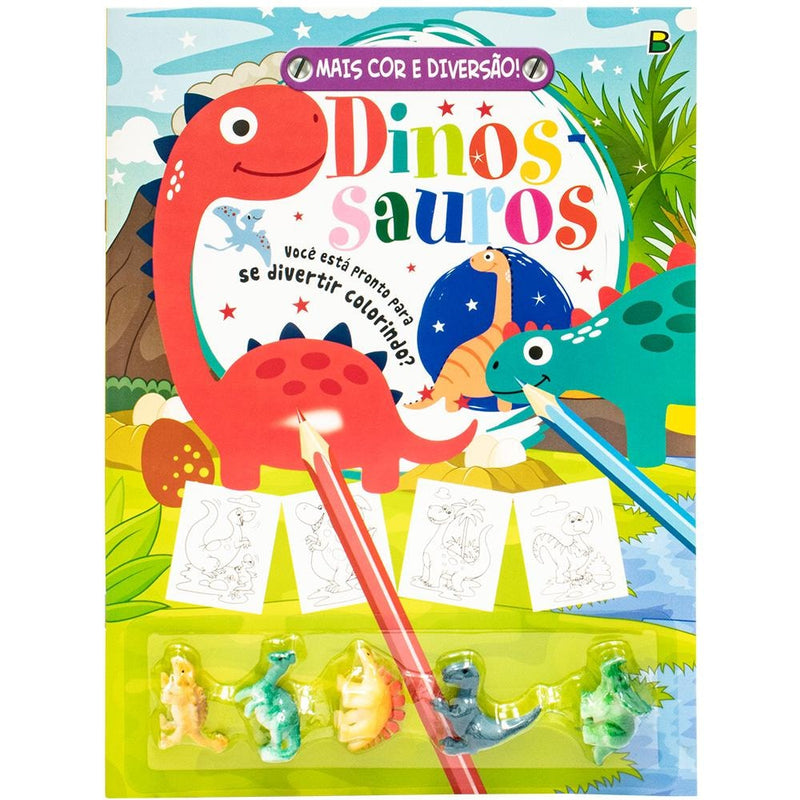 Mais Cor e Diversão! Dinossauros | Brijbasi Art Press Ltd
