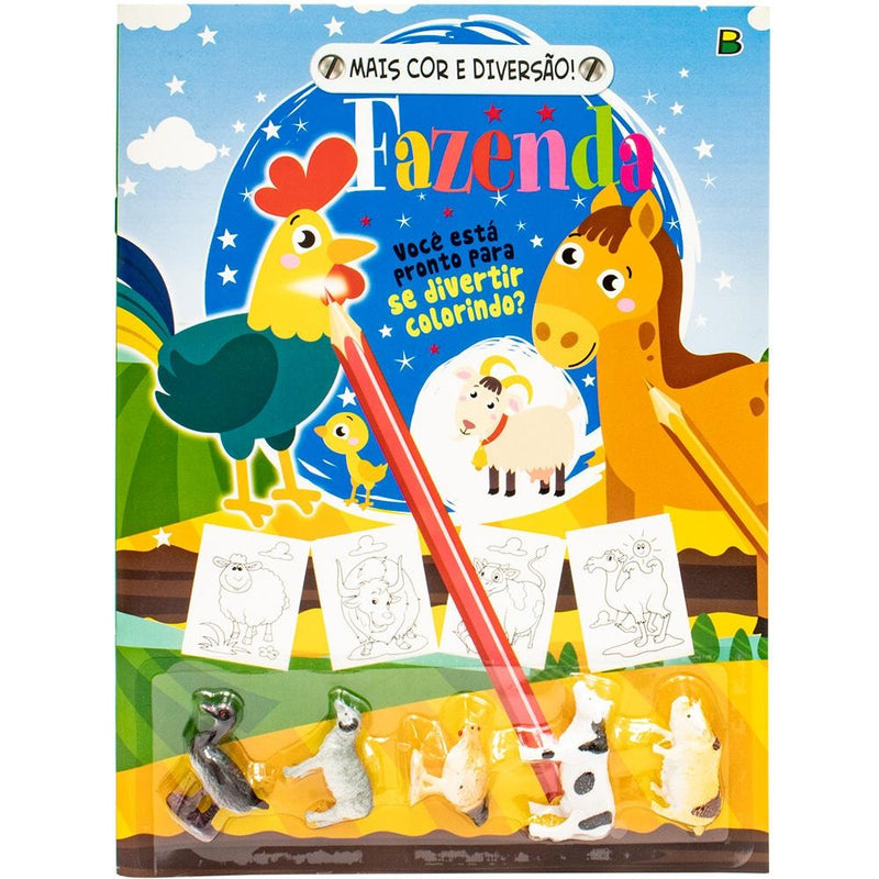 Mais Cor e Diversão! Fazenda | Brijbasi Art Press Ltd