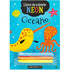 Livro de colorir Neon: Oceano, da Todolivro, capa azul com animais marinhos e 3 canetinhas neon. — Plenitude
