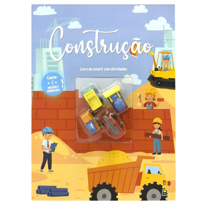 Aventuras com Borrachas - Colorir & Atividades: Construção | Brijbasi Art Press Ltd