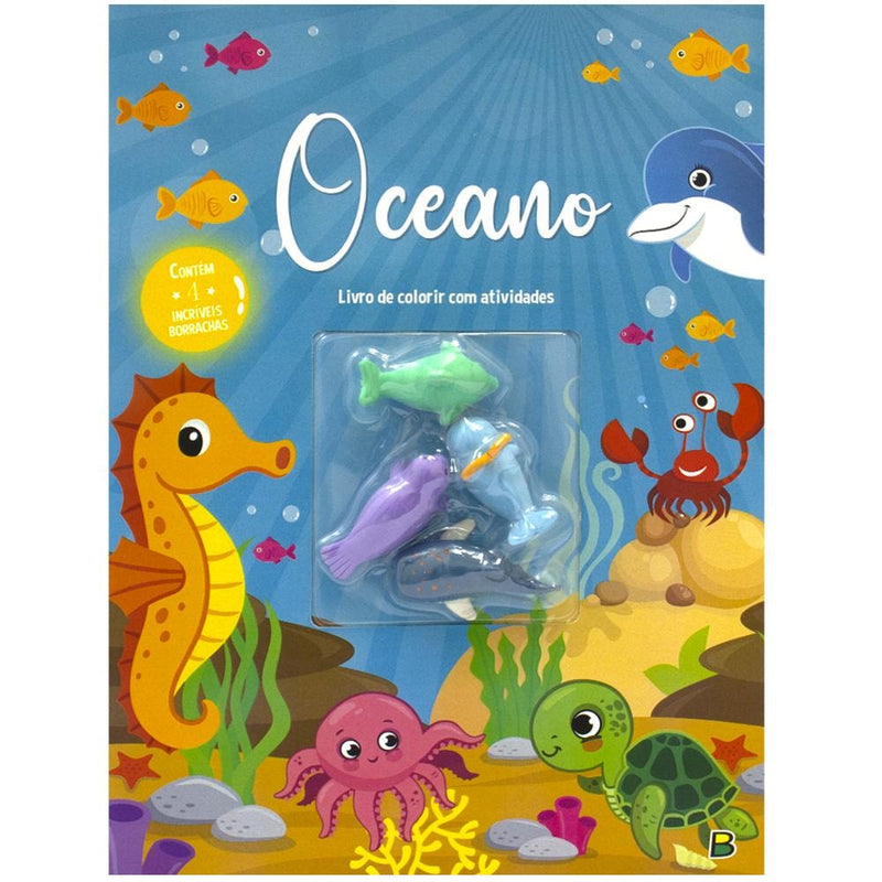 Aventuras com Borrachas - Colorir & Atividades: Oceano | Brijbasi Art Press Ltd