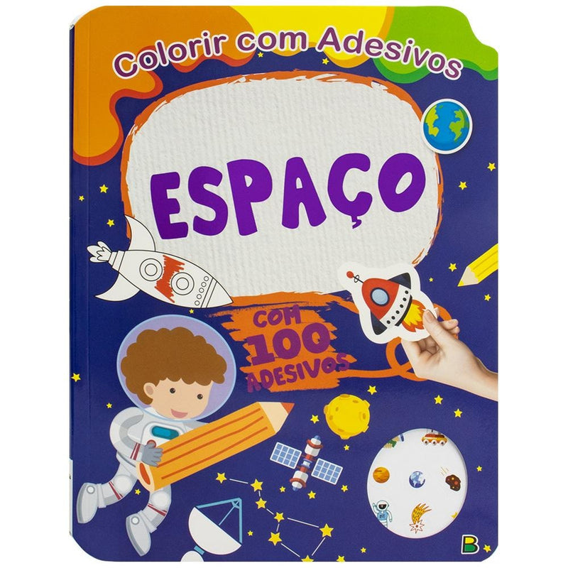 Colorir com Adesivos: Espaço | Koral Books