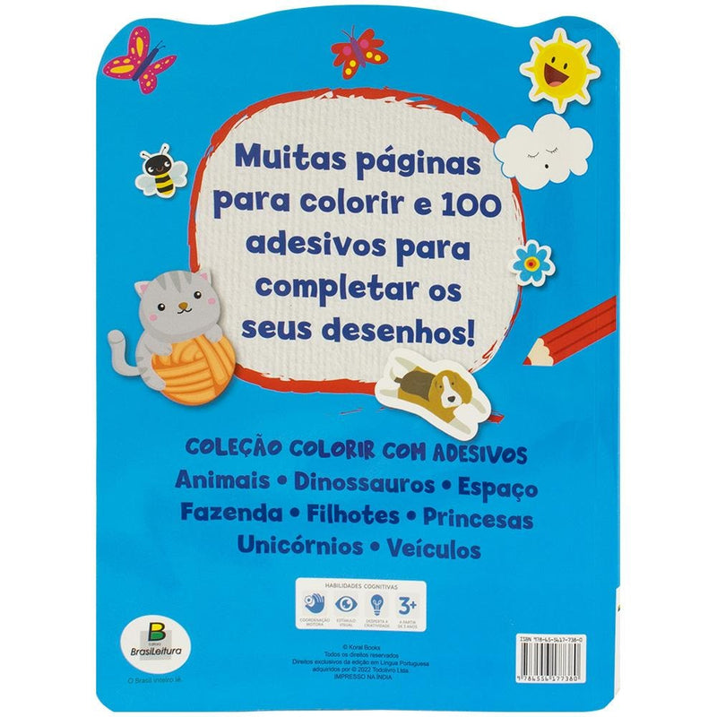 Colorir com Adesivos: Filhotes | Koral Books