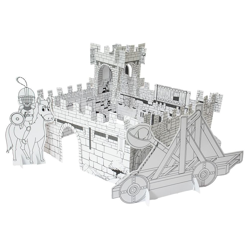Colorir e Montar: Castelo | Brijbasi Art Press Ltd