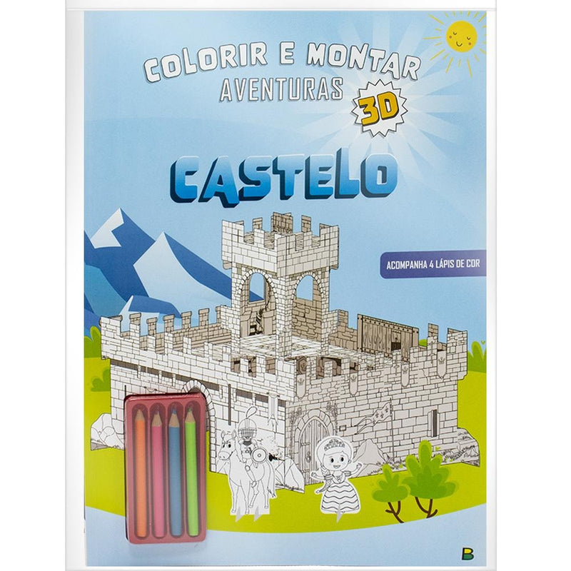 Colorir e Montar: Castelo | Brijbasi Art Press Ltd