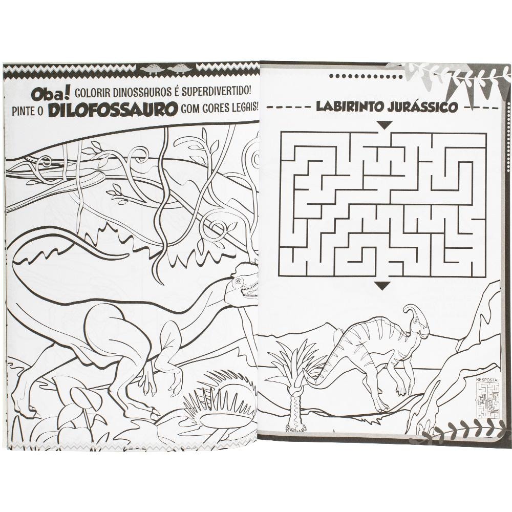 Colorir & Atividades: Fantásticos Dinossauros | Todolivro