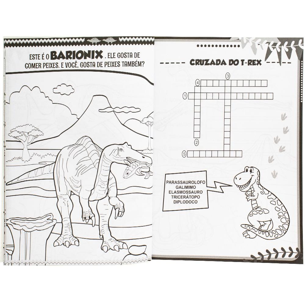 Colorir & Atividades: Fantásticos Dinossauros | Todolivro