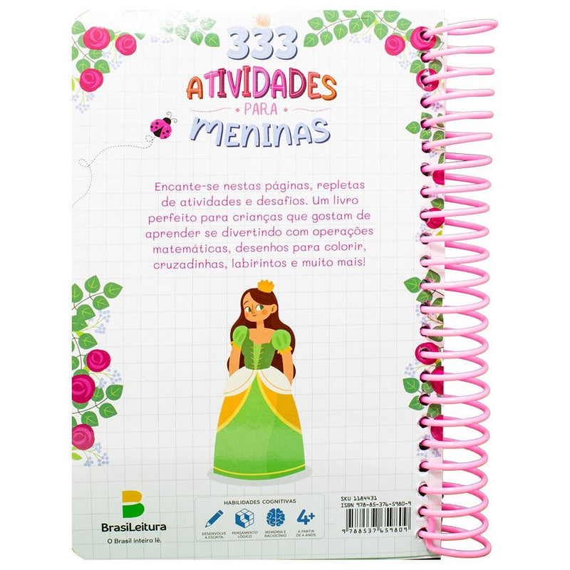 333 Atividades...meninas (esp) | Little Pearl Books