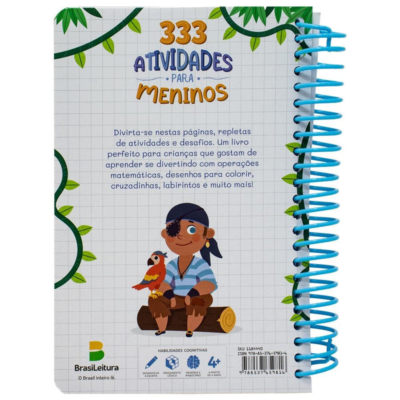 333 Atividades...meninos (esp) | Little Pearl Books