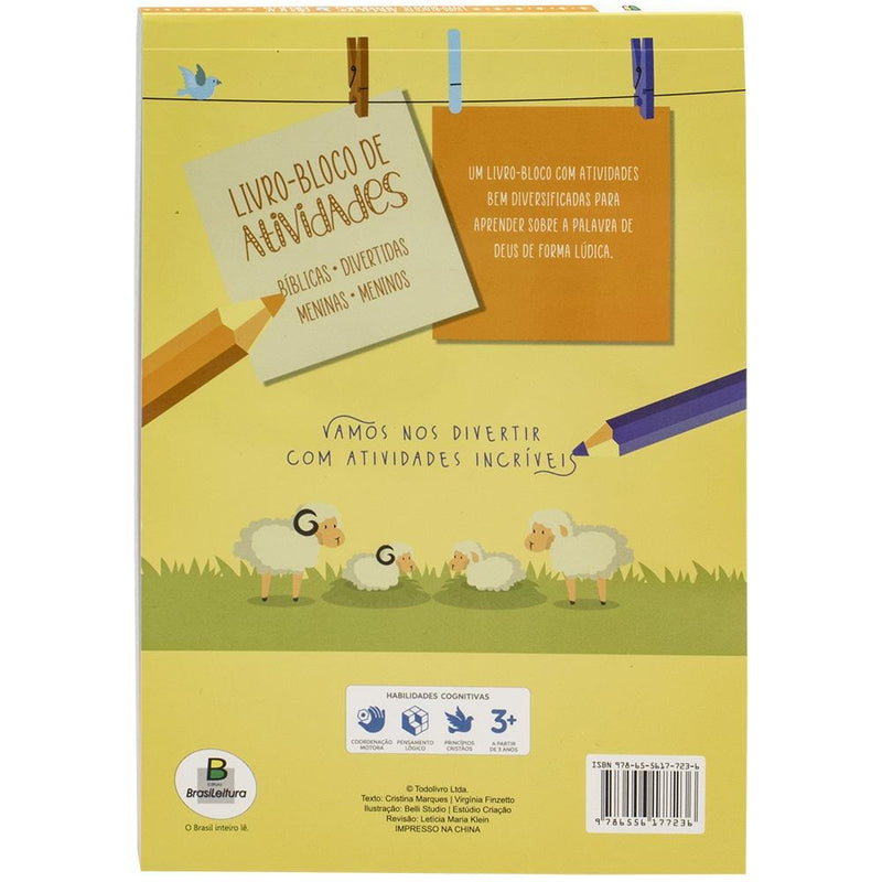 Livro-Bloco de Atividades... Bíblicas | Virgínia Marques, Cristina & Finzetto