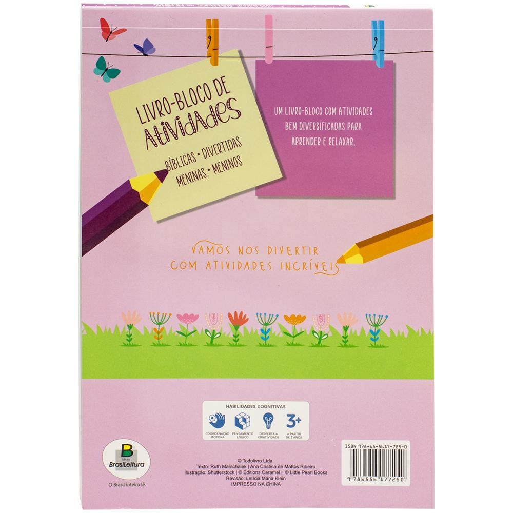 Livro-Bloco de Atividades... Meninas | Ana Cristina de Mattos Marschalek, Ruth & Ribeiro