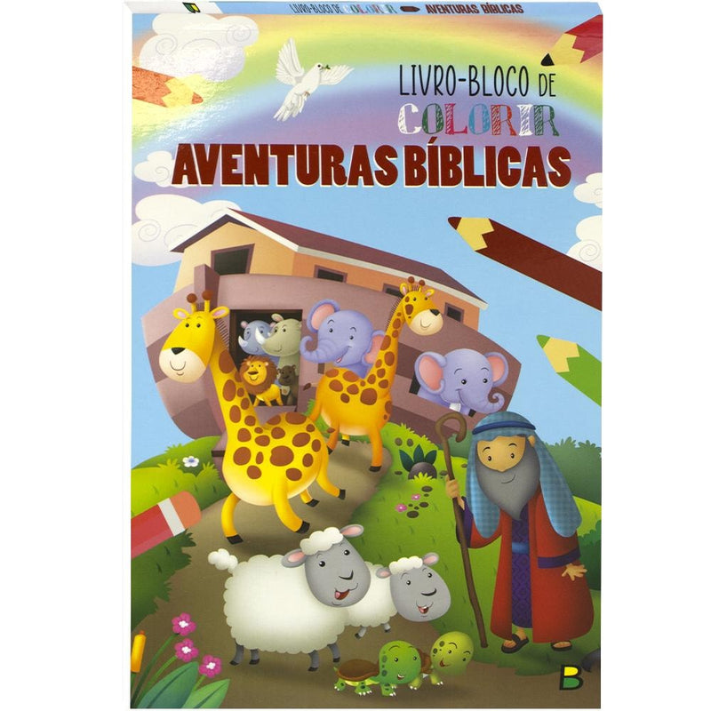 Livro-Bloco de Colorir: Aventuras Bíblicas | Todolivro