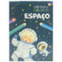 Livro-Bloco de Colorir - Espaço | Todolivro: Capa azul-escuro com astronautas e estrelas. — Plenitude