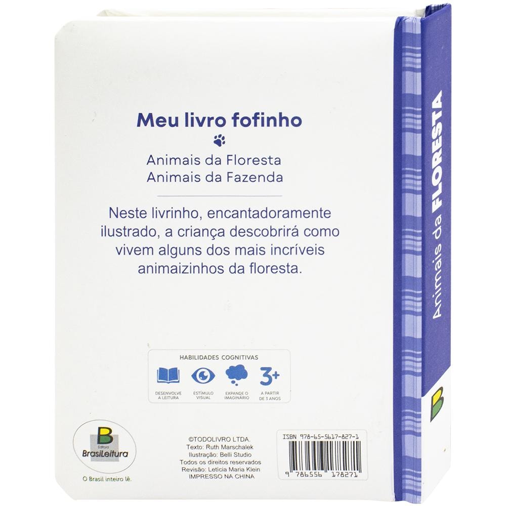 Meu Livro Fofinho: Animais da Floresta | Todolivro