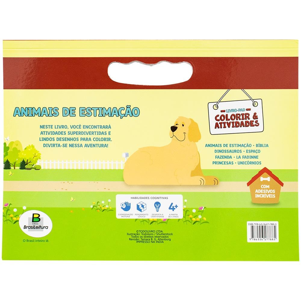 Livro-Pad Colorir & Atividades: Animais de Estimação | Todolivro