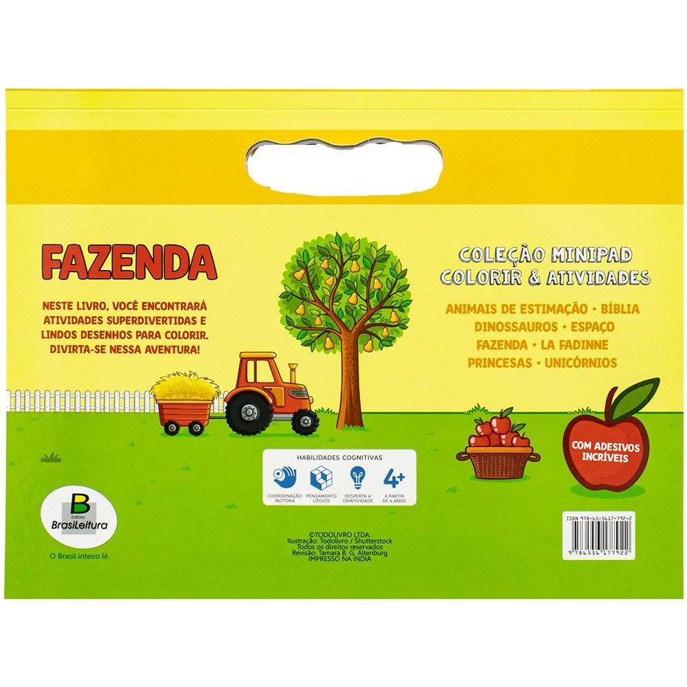 Livro-Pad Colorir & Atividades: Fazenda | Todolivro