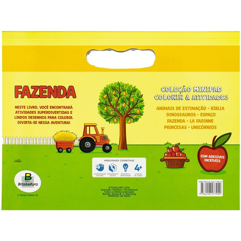 Livro-Pad Colorir & Atividades: Fazenda | Todolivro