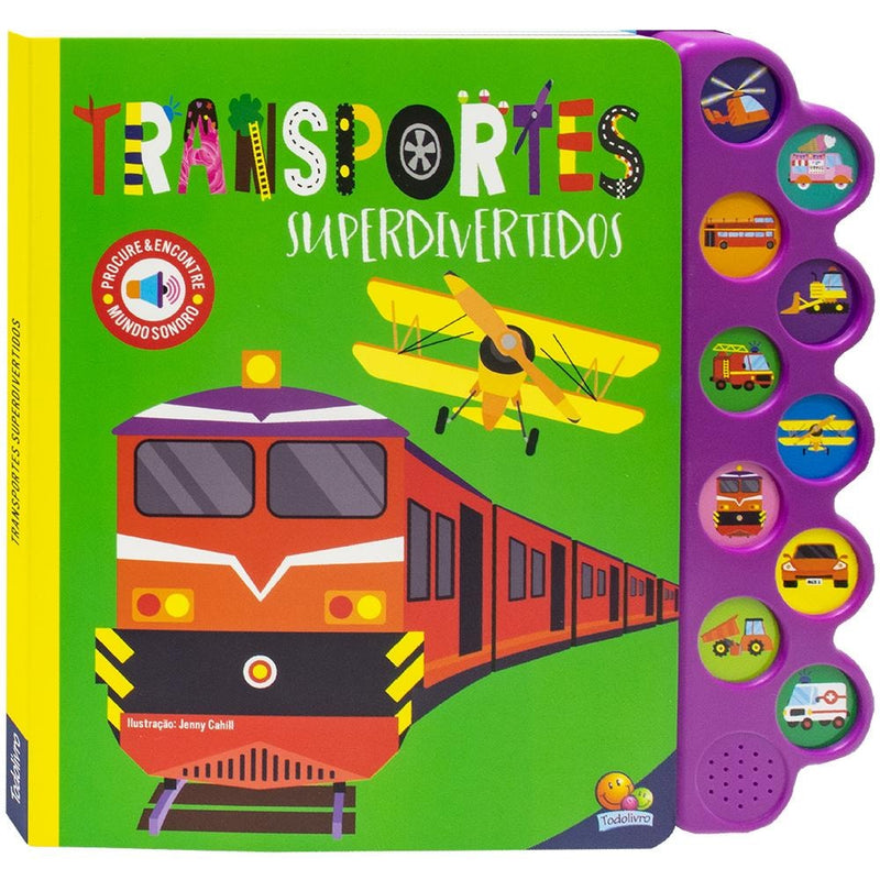Mundo Sonoro - Procure & Encontre: Transportes Super Divertidos | Koral Books