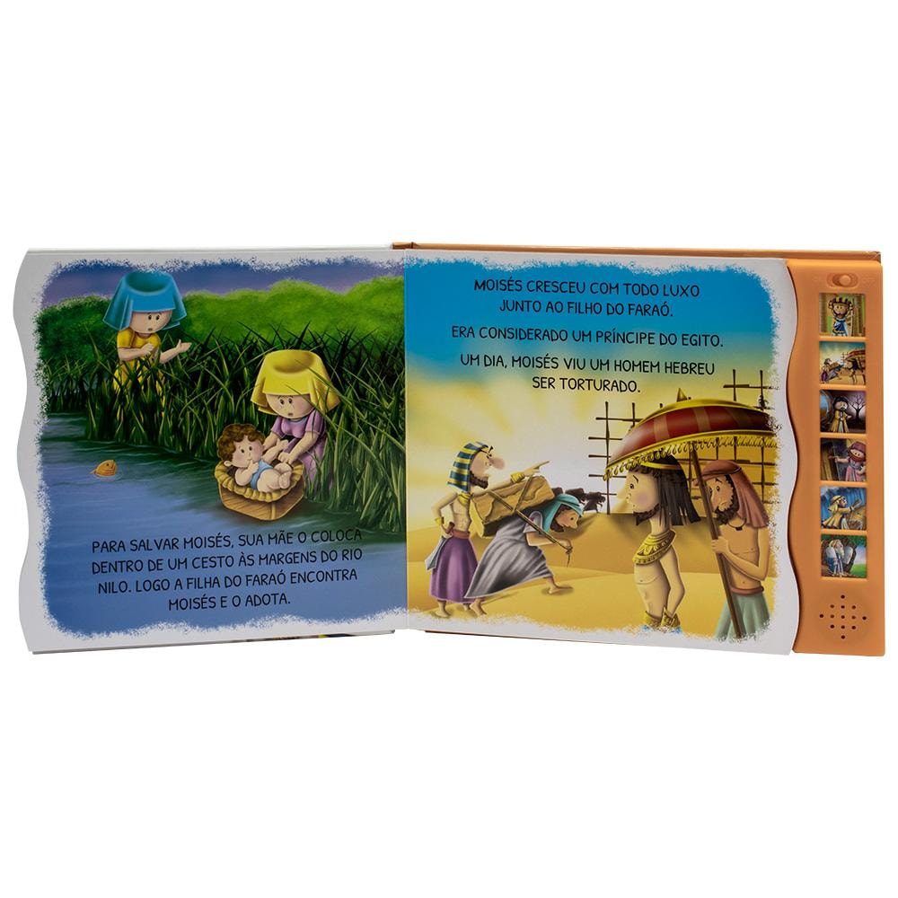 Livro Sonoro - Histórias da Bíblia: Moisés | Todolivro